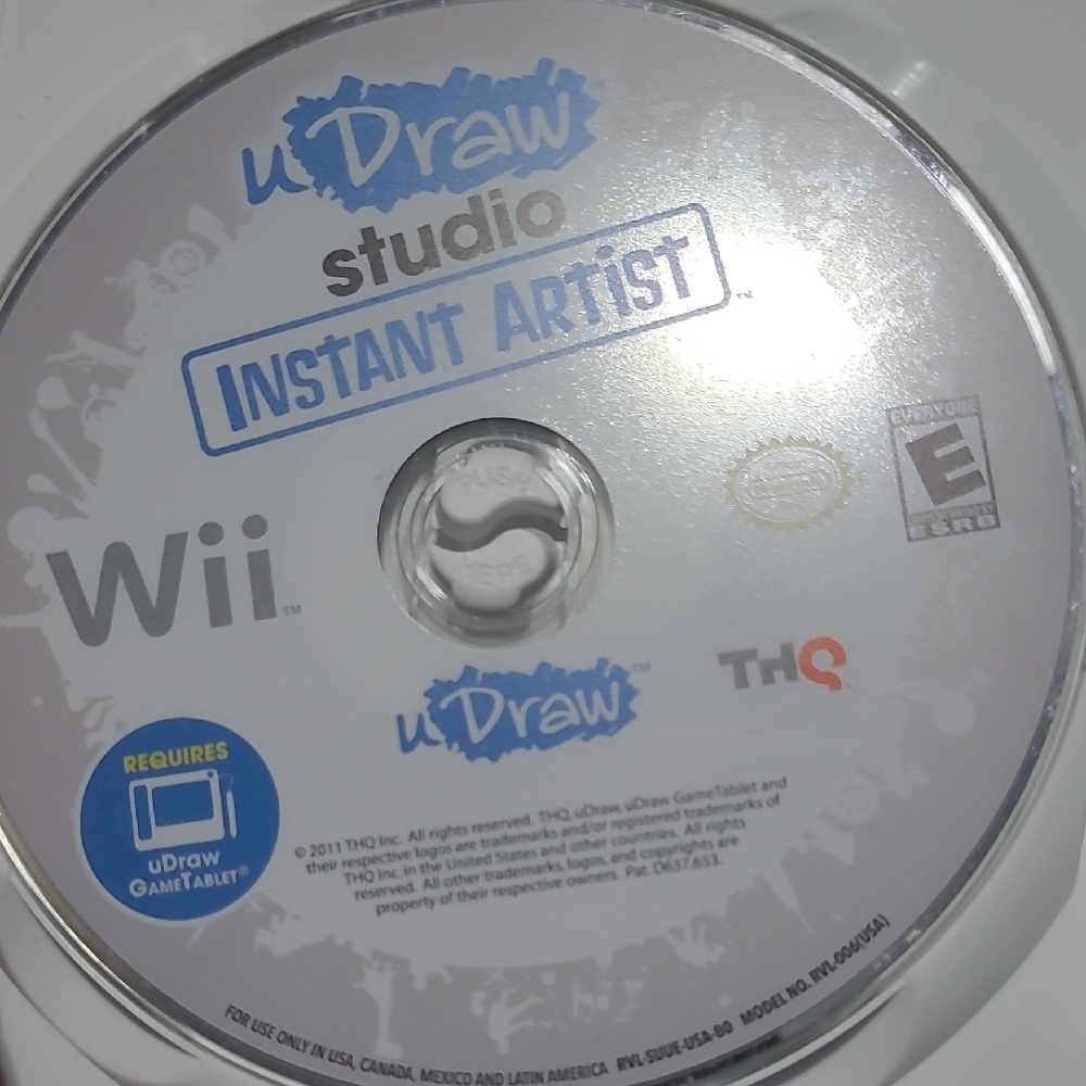 HQ uDraw Studio: Instant Artist for Wii - White